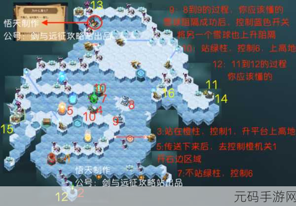 手游资讯,剑与远征新时光霜息冰原懒人一图通关攻略震撼发布
