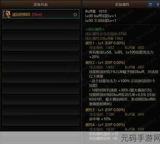 DNF次元回廊装备词条等级详解,解锁全新冒险之旅