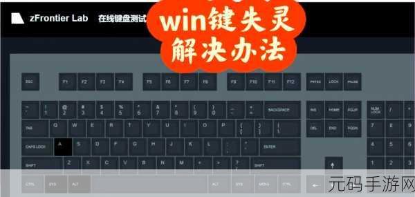 Win10 系统中 Win 键失灵的完美解决之道