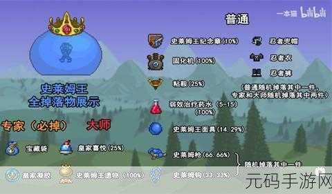 泰拉瑞亚史莱姆皇后掉落物品全解析