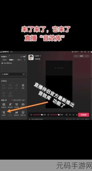 抖音直播伴侣添加互动音效的秘籍大公开