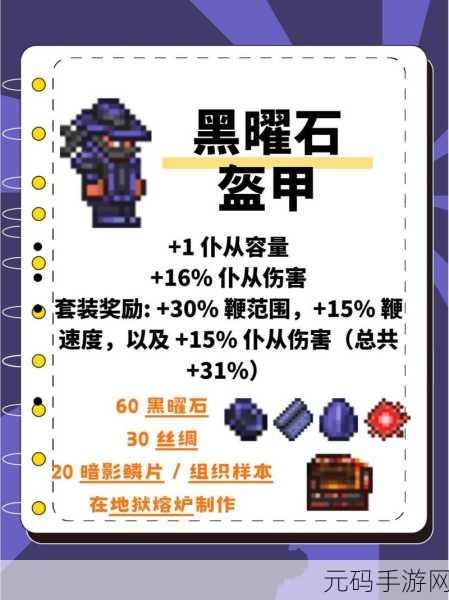 泰拉瑞亚盔甲背带获取全攻略