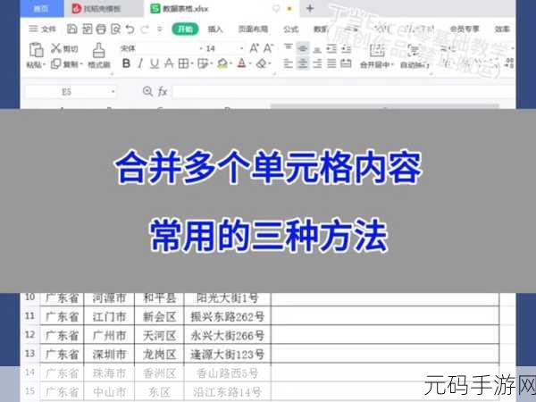 轻松掌握,WPS 单元格处理秘籍