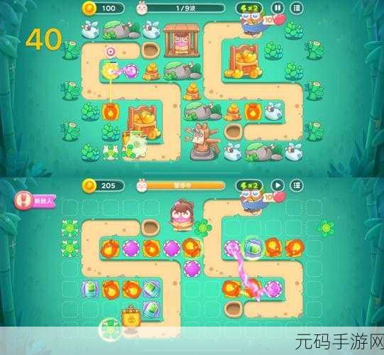 保卫萝卜4卧兔藏龙第37关满星通关攻略详解