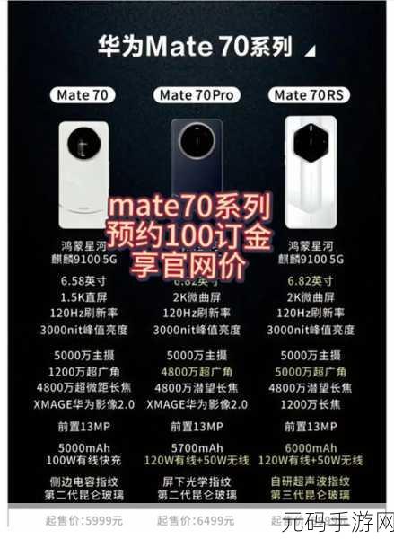 华为 Mate70 Pro 官网售价大揭秘