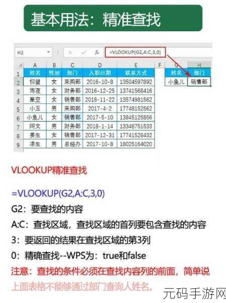 Excel 多条件查找之 VLOOKUP 秘籍大揭秘