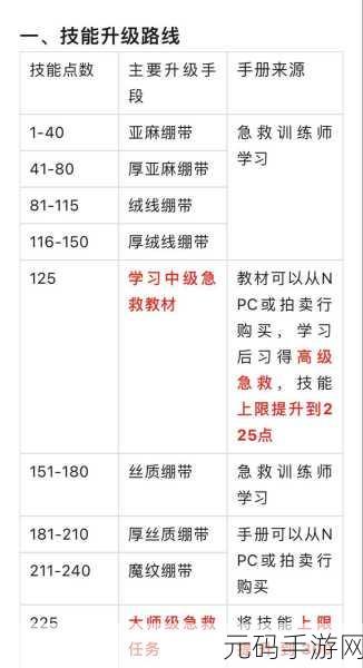 魔兽世界WLK怀旧服急救学习全攻略