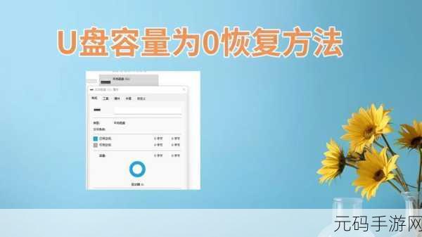 U盘显示 0 字节数据?别急,恢复秘籍在此!