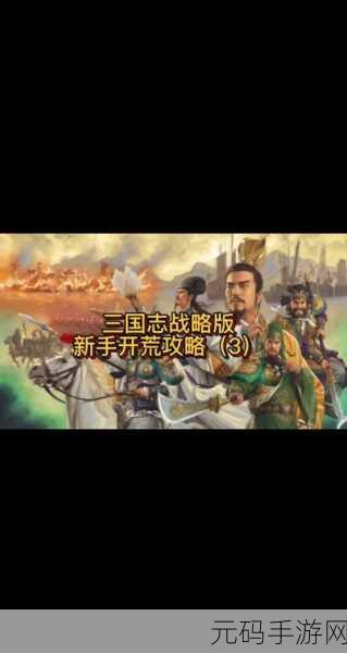 三国志战略版开荒攻略2024,助力新手玩家快速崛起