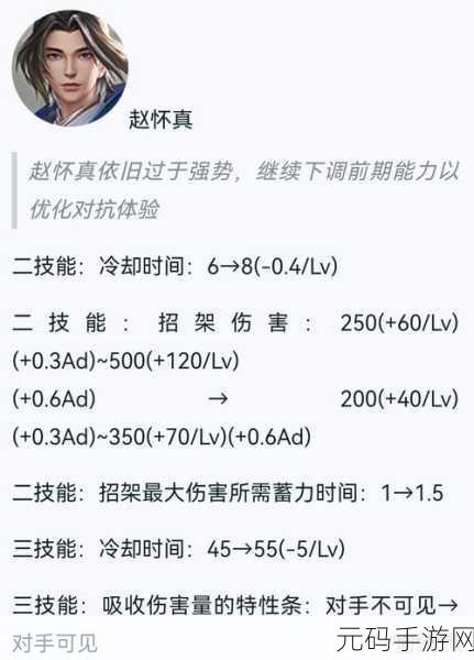 王者荣耀赵怀真铭文搭配全攻略,解锁英雄的最强潜能