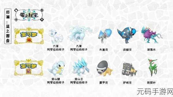 宝可梦朱紫零之秘宝后篇发布日期揭晓,玩家期待值爆棚