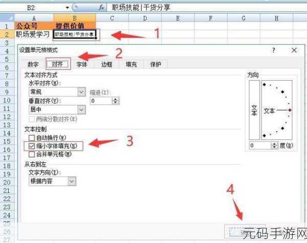 新版 Excel 文字居中对齐秘籍大公开