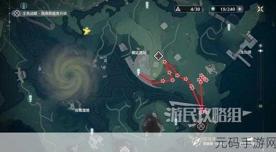 鸣潮手游,荒石高地红针晶簇高效收集攻略