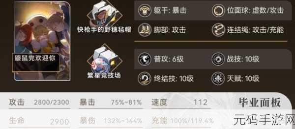 崩坏星穹铁道希儿毕业面板全解析及需求分享