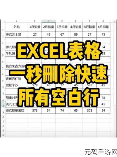 高效技巧，轻松删除 Excel 表格中的空白列