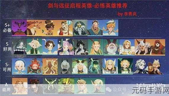 手游资讯,剑与远征启程耀光队阵容搭配深度解析