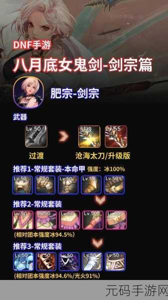 地下城与勇士手游,女剑宗加点攻略深度解析