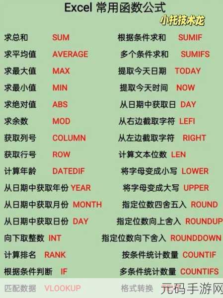 Excel 快速求和秘籍大揭秘