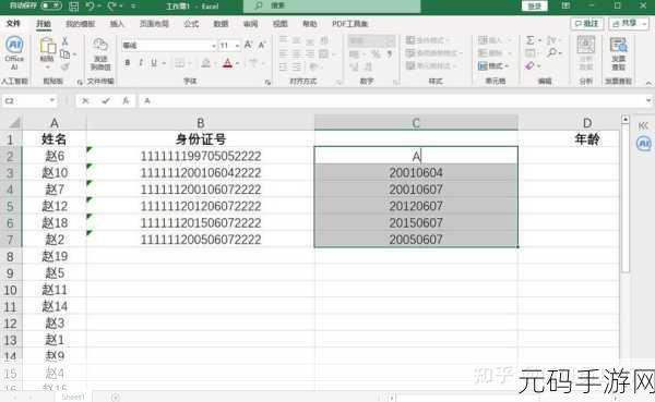 Excel 计算年龄秘籍,轻松搞定的神奇技巧