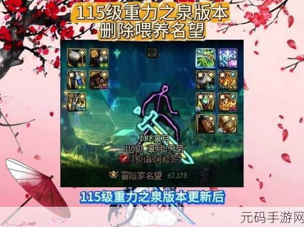 DNF手游重力之泉版本旧副本刷取深度指南