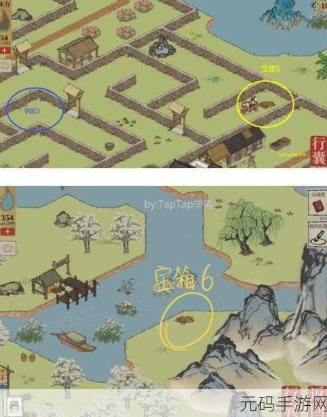 手游资讯，江南百景图七狸山塘宝箱钥匙位置全攻略