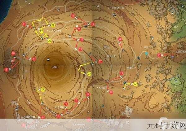 原神千壑沙地地灵龛位置全揭秘,探险者的寻宝指南