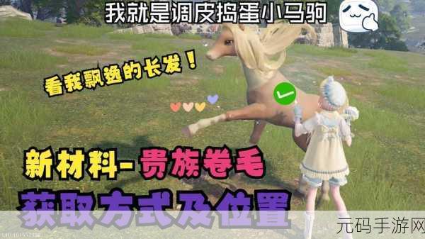 无限暖暖贵族卷毛获取全攻略，解锁时尚新篇章