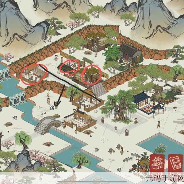 江南百景图手游资讯,鸡鸣山蘑菇位置全攻略