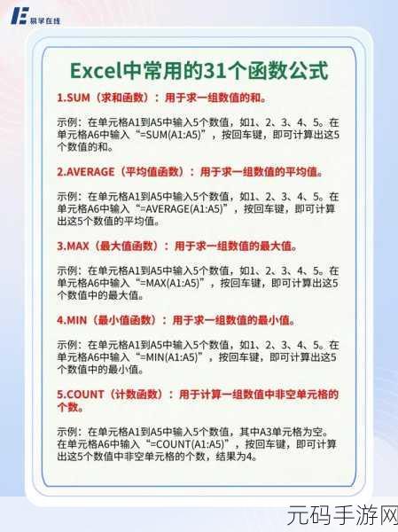 Excel 乘法公式输入秘籍大公开