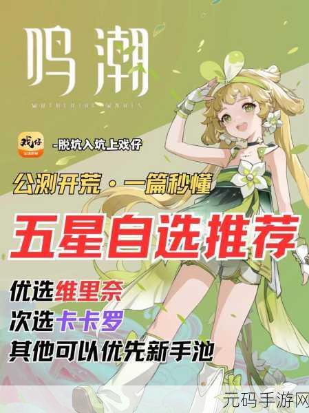 鸣潮手游卡池五选一攻略,助你精准锁定心仪之选