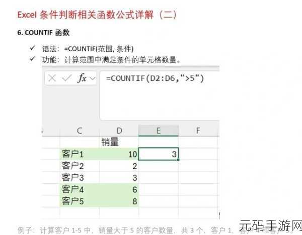 Excel 多条件统计函数实用指南,轻松掌握数据精髓