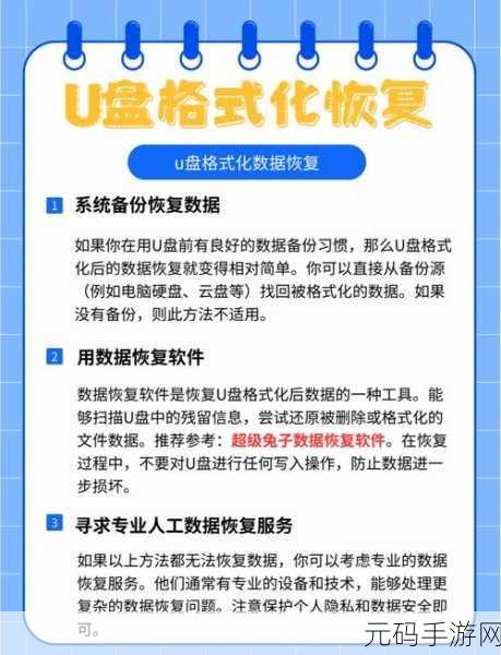 U盘格式化数据恢复秘籍,轻松找回丢失的重要信息
