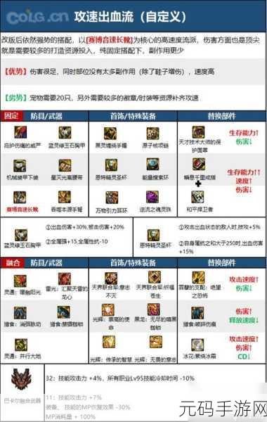 DNF男柔道护石符文使用与选择全攻略
