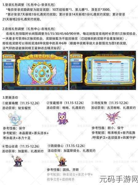 洛克王国特别比拼活动全攻略