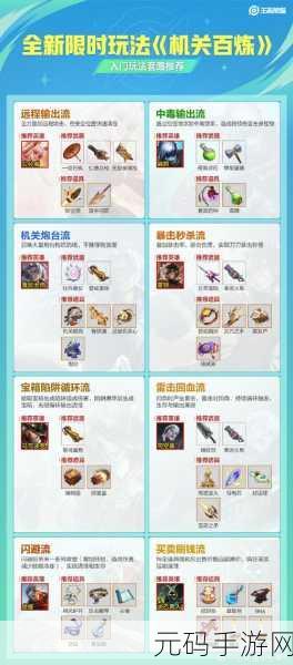 王者荣耀机关百炼,最强属性武器选择推荐