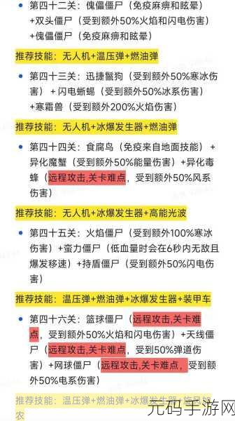 向僵尸开炮28关失落群碑通关全攻略