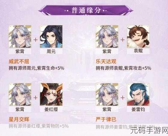 元尊手游,最强武玄阵容搭配攻略全解析