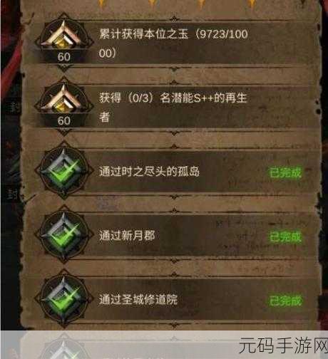 地下城堡3回溯之沙通关攻略,一步步走,如履平地