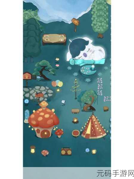 晚安森林手游新功能揭秘，小咕咚自动钓鱼，轻松享受游戏乐趣