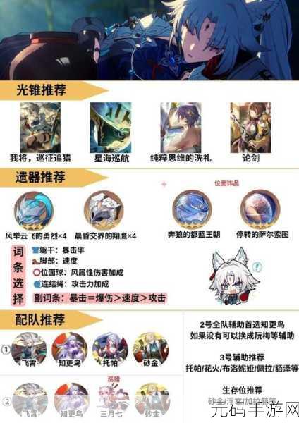 崩坏,星穹铁道希露瓦组队推荐及新手攻略