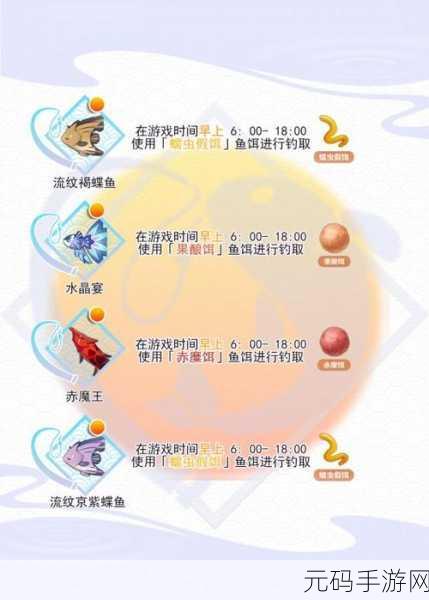 原神鱼饵合成地点及制作配方大全