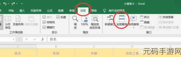 Excel 并排查看两窗口实用技巧大揭秘