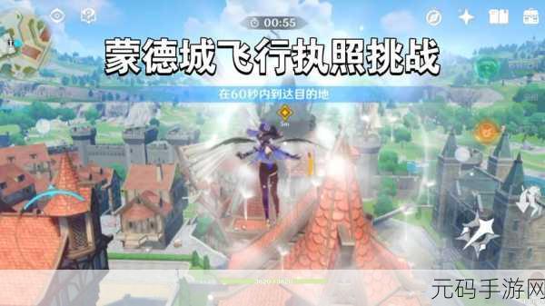 原神飞行挑战微风与飞鸟任务全攻略