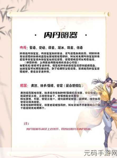 天龙八部2飞龙在天无尘职业深度攻略,加点、宝石与宠物选择全解析