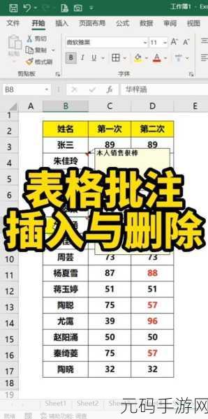轻松掌握 Excel 显示所有批注的秘籍