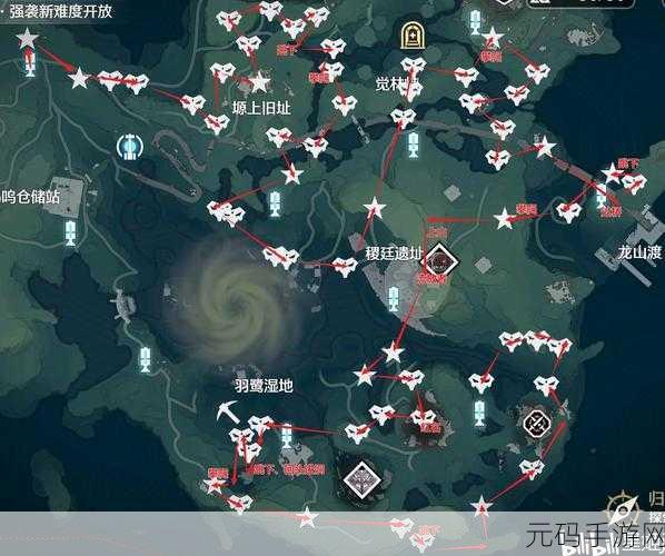 鸣潮手游，怨鸟泽红针晶簇高效收集攻略