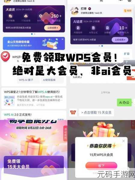 轻松开通 WPS 会员,畅享更多优质服务