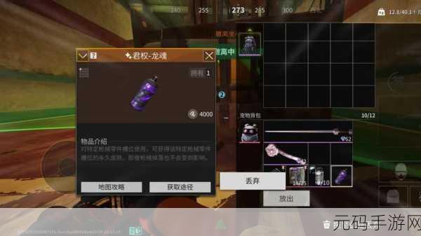 萤火突击投保装备全攻略，保障你的战斗利器