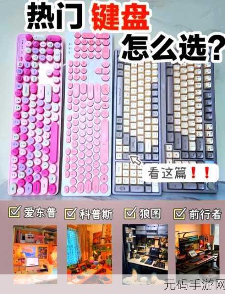 惊艳你的桌面！小清新马卡龙配色静音键盘全攻略