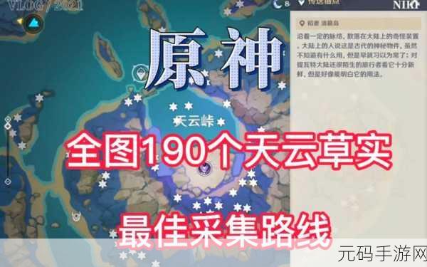 原神天云草实位置全攻略,探险家的必备指南